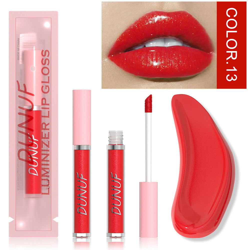 16-Color Hydrating Mirror Finish Lip Gloss