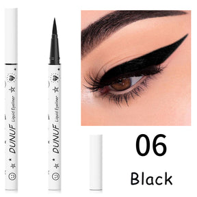 12-Color Long-Lasting Waterproof Liquid Eyeliner