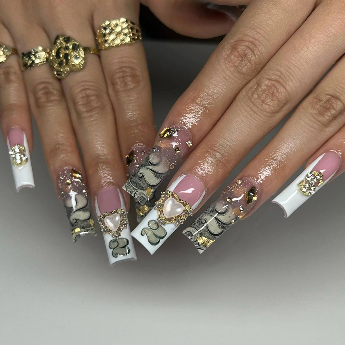 Creative Personalized Handmade Nail Stickers for Ins Style