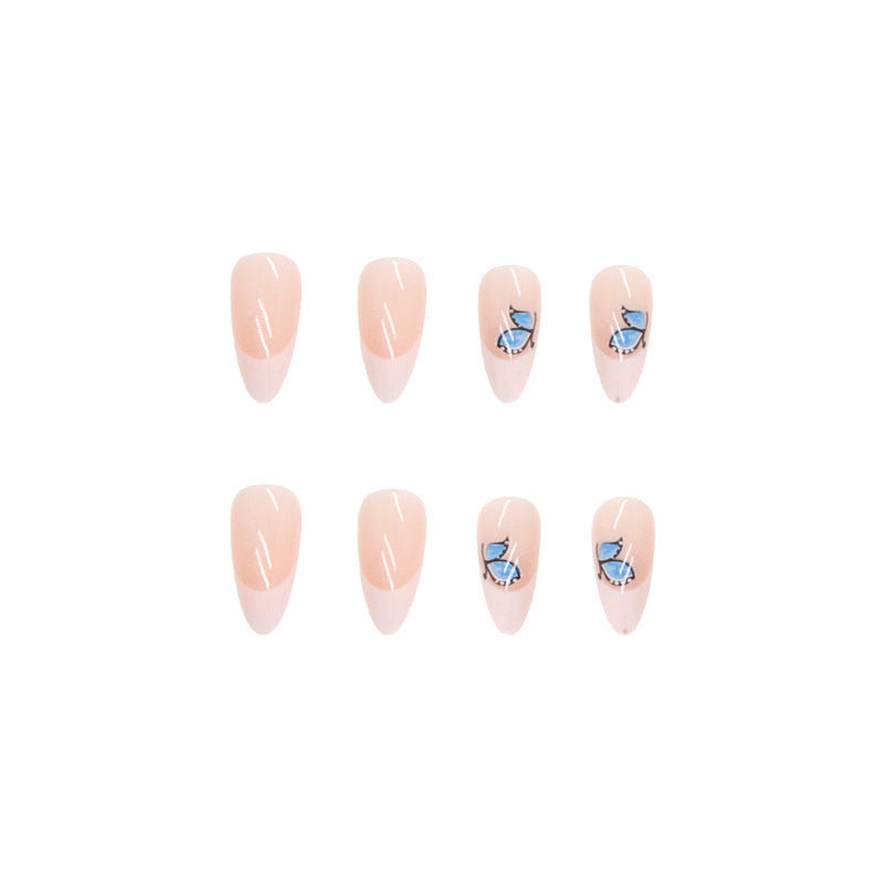 24-Piece Ballet-Inspired Nail Wraps for Summer & Fall Nails