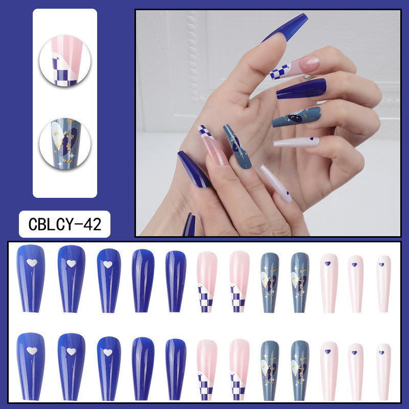 Detachable Long Nail Tips for Elegant Manicures