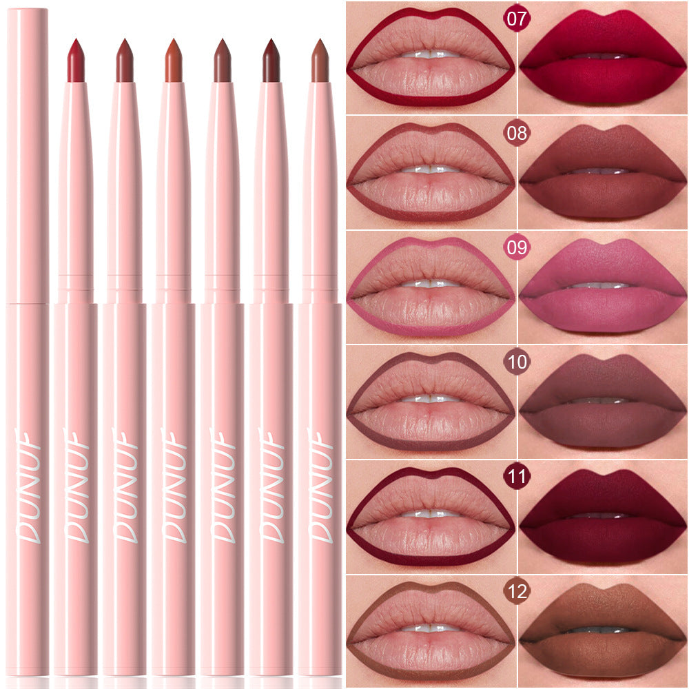 6-Piece Velvet Matte Lip Liner Set