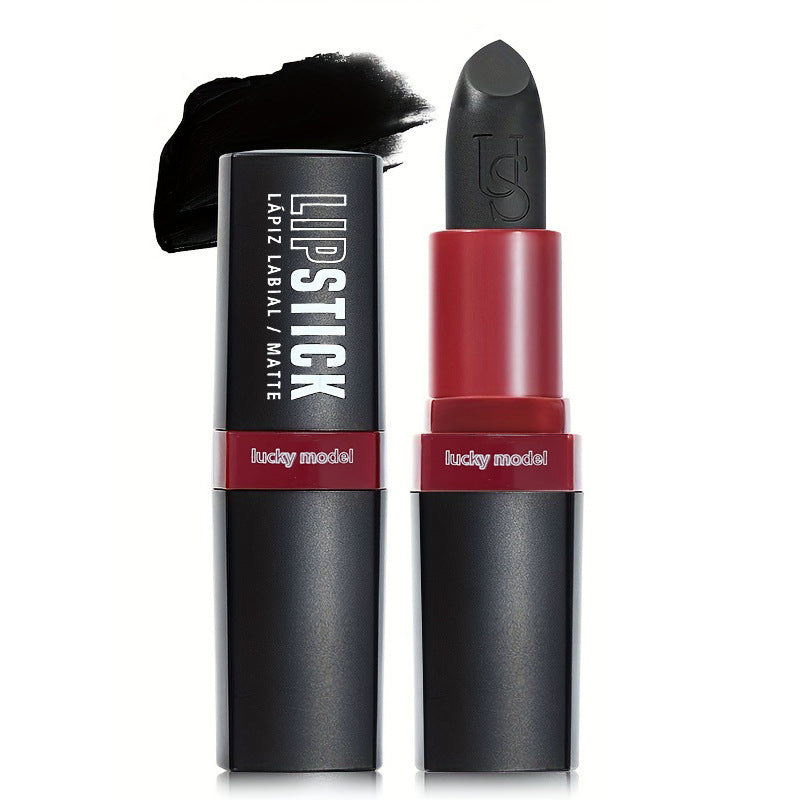 Waterproof Long-Lasting Black Matte Lipstick for Halloween