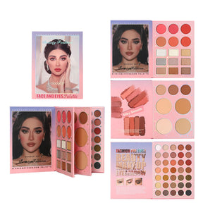 57-Color Book-Style Eyeshadow Palette - Multi-Use