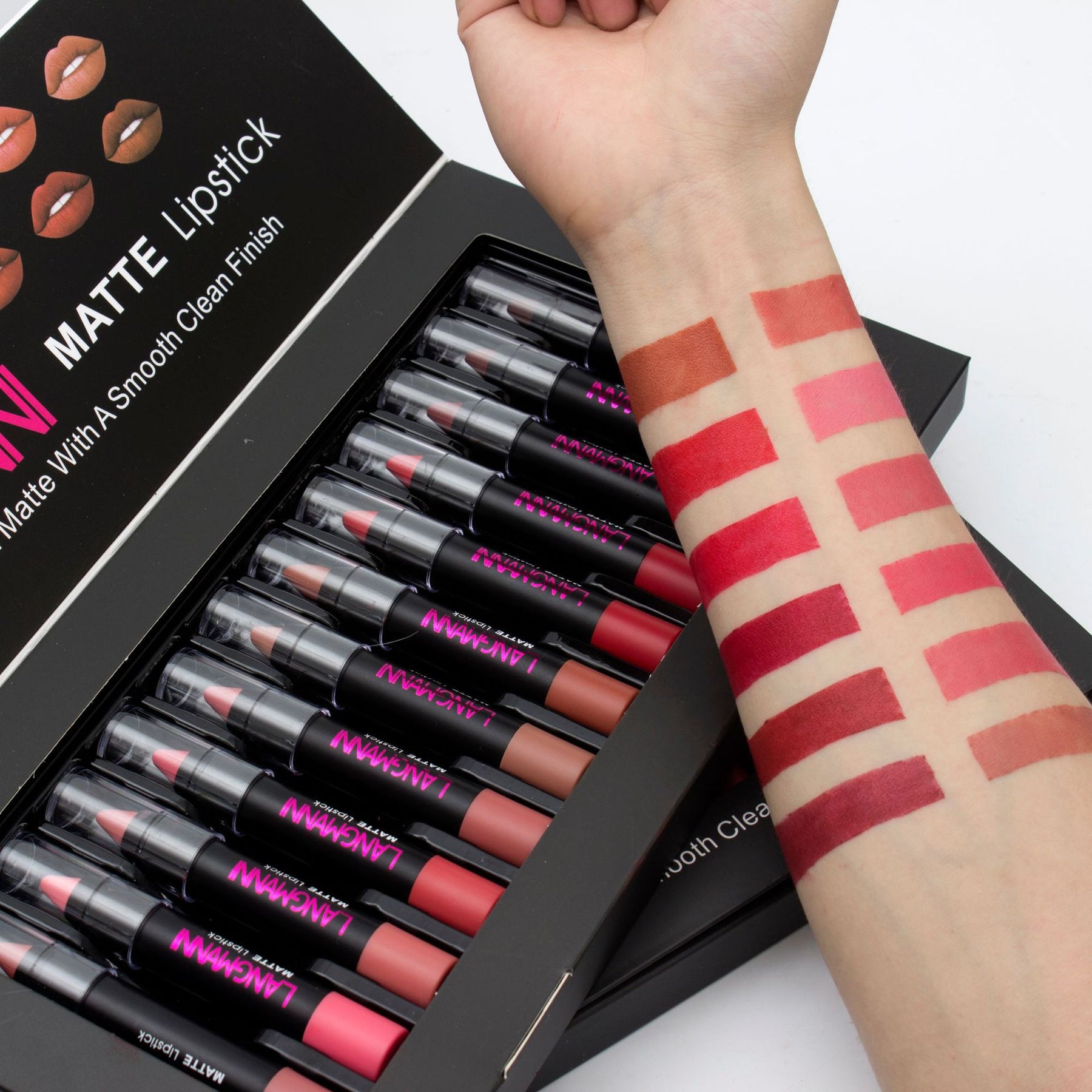 12-Piece Matte Lipstick Set in Gift Box