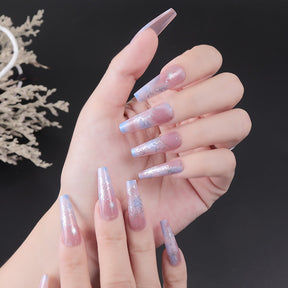 Detachable Long Nail Tips for Elegant Manicures