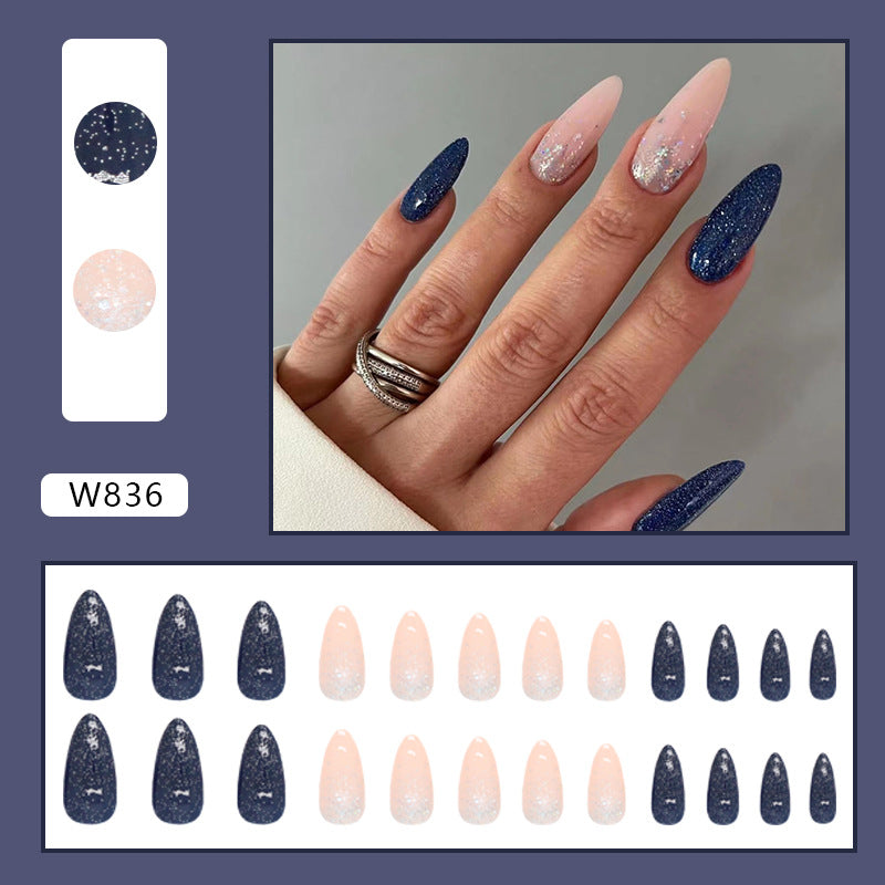 Cute and Cool Halloween/Christmas Fall Nails: 24-Piece Set