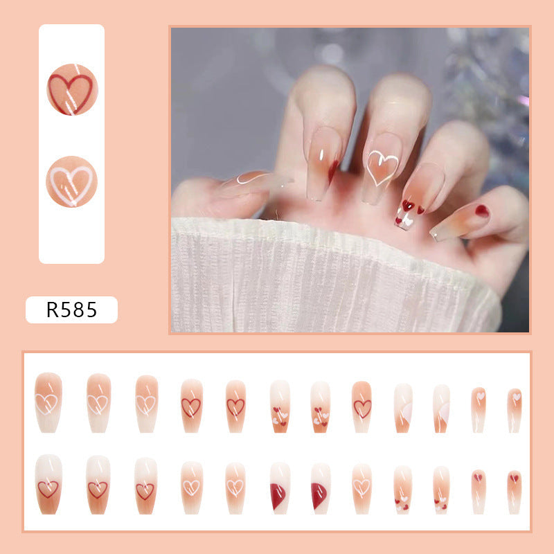 Chic French Manicure Acrylic Nail Tips, 24 Pieces Box, Direct from Factory