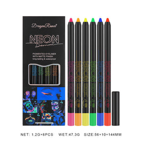 6-Pack Fluorescent Eye and Face Paint Pens