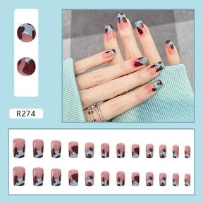 Chic Fall Nails: Reusable Ballet Nail Wraps for Instant Glamour