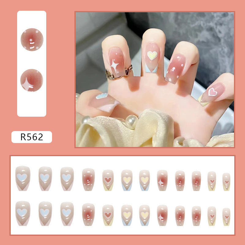 Chic French Manicure Acrylic Nail Tips, 24 Pieces Box, Direct from Factory