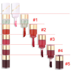 20-Color Waterproof Long-Lasting Lip Gloss Set