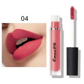 15-Color Non-Sticky Matte Lip Gloss and Lipstick Set