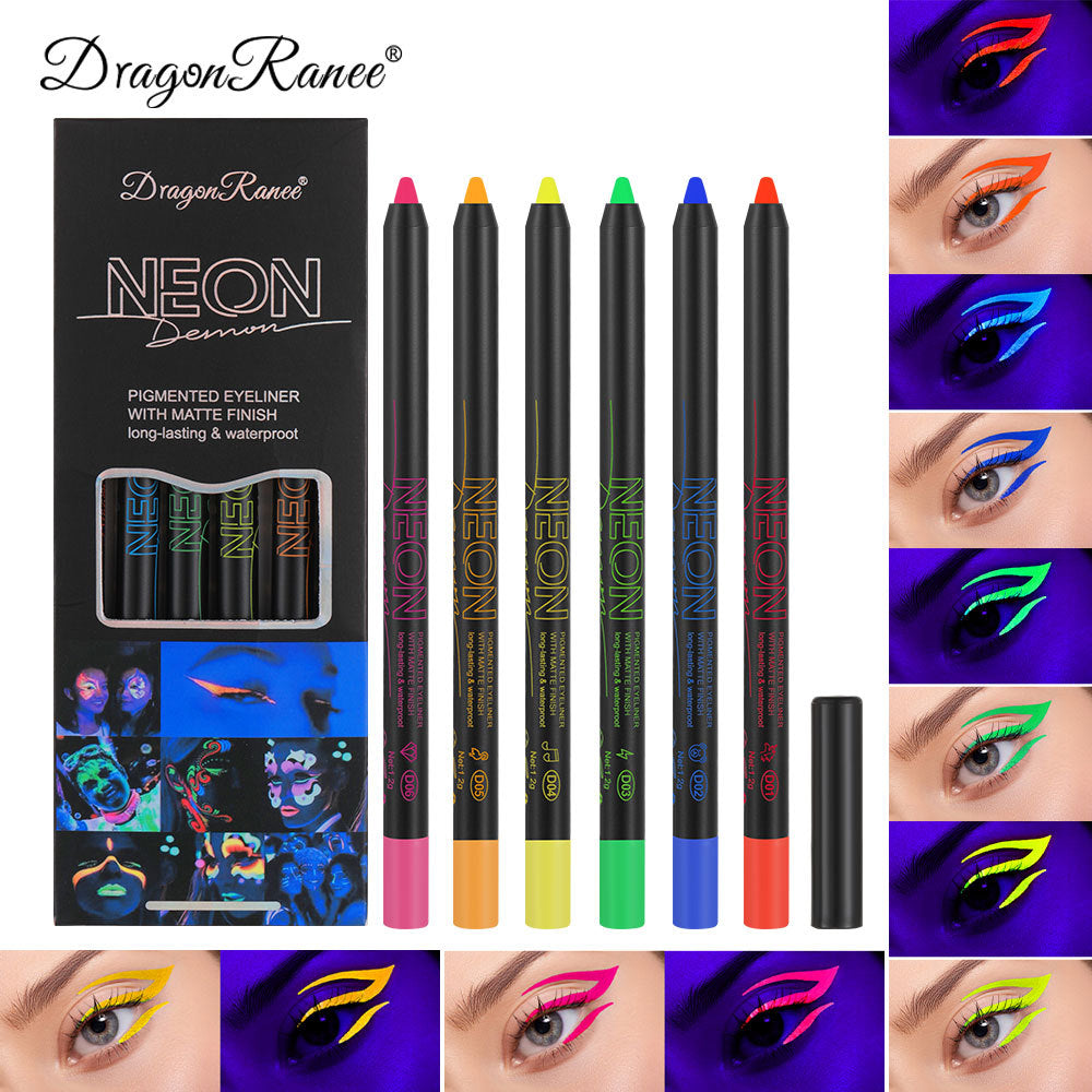 6-Pack Fluorescent Eye and Face Paint Pens