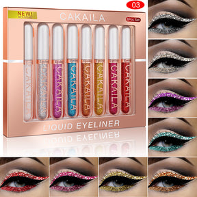 8-Color Liquid Eyeliner Set