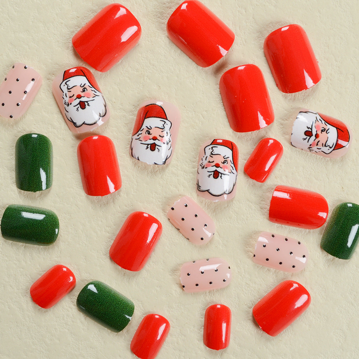 Cute Christmas Santa Claus Nail Wraps