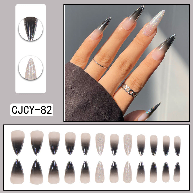 Detachable Long Nail Tips for Elegant Manicures