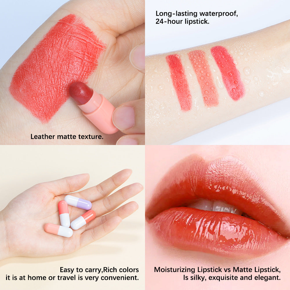 4-Pack Mini Matte Lipstick Capsule Set