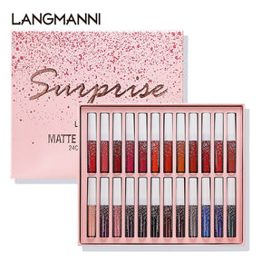 24-Piece Matte Lip Gloss Set