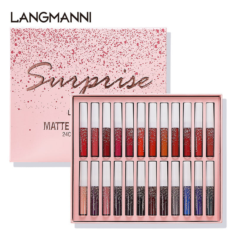 24-Piece Matte Lip Gloss Set