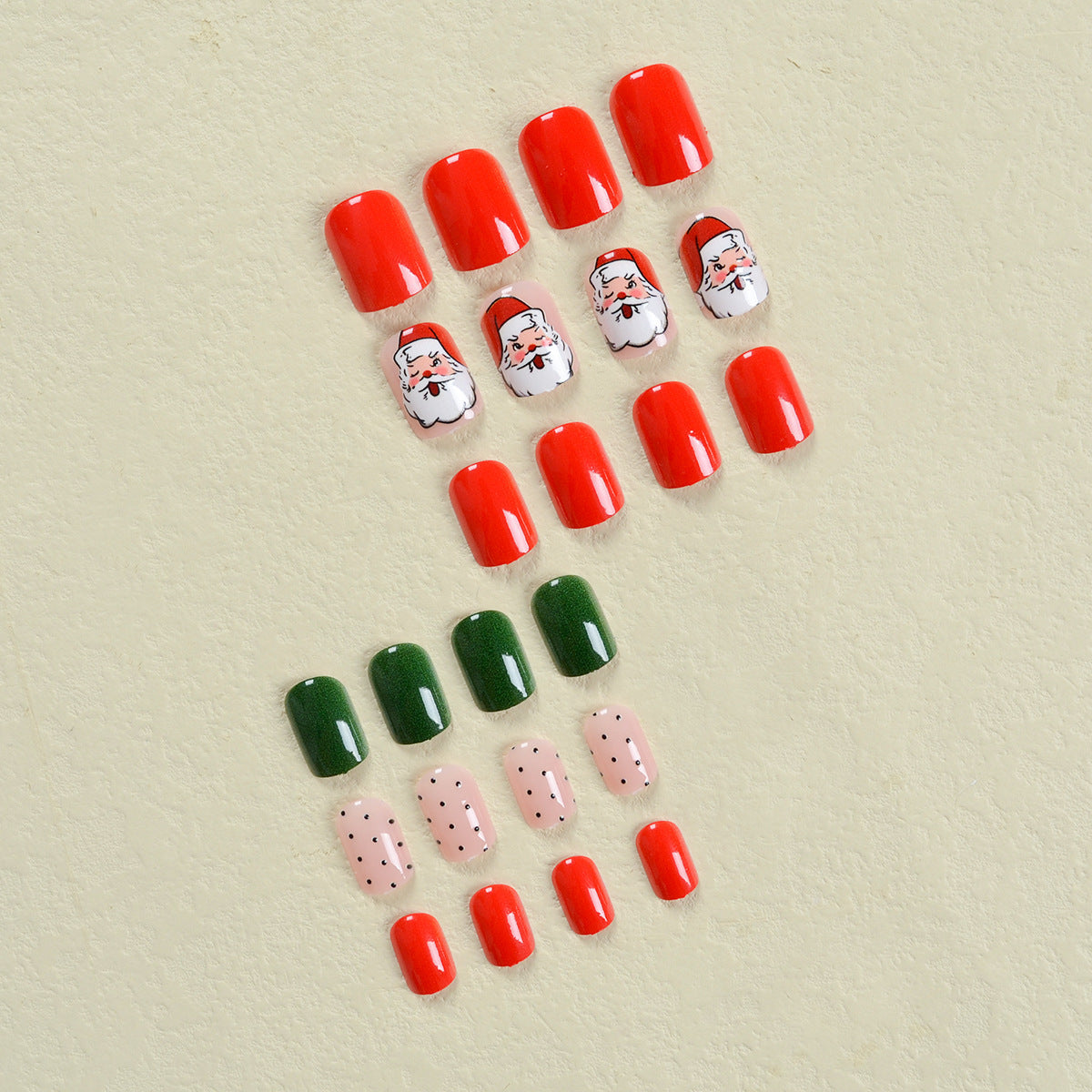 Cute Christmas Santa Claus Nail Wraps