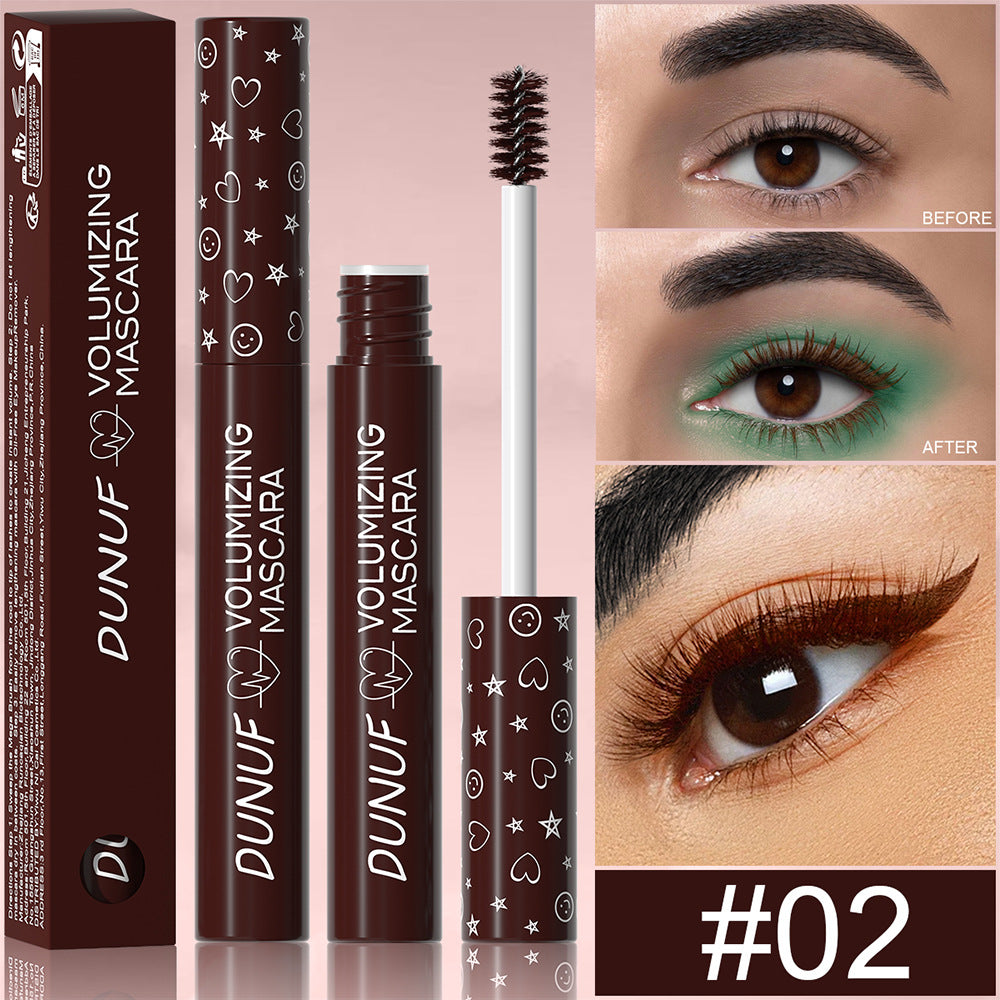 DUNUF Colored Mascara, Long-Lasting Waterproof, Thickening and Lengthening