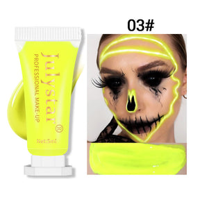 Water-Soluble Fluorescent Face and Body Paint