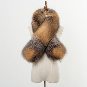 Winter Fox Fur Scarf & Shawl - Warm & Stylish