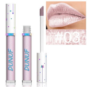 12-Color Shimmer Long-Lasting Waterproof Lip Gloss