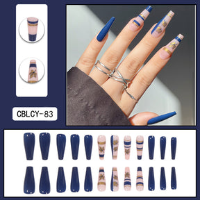 Detachable Long Nail Tips for Elegant Manicures