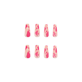 24-Piece Long Ballet Nails, Ready-to-Wear Nail Tips