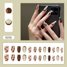 Chic Fall Nails: Reusable Ballet Nail Wraps for Instant Glamour