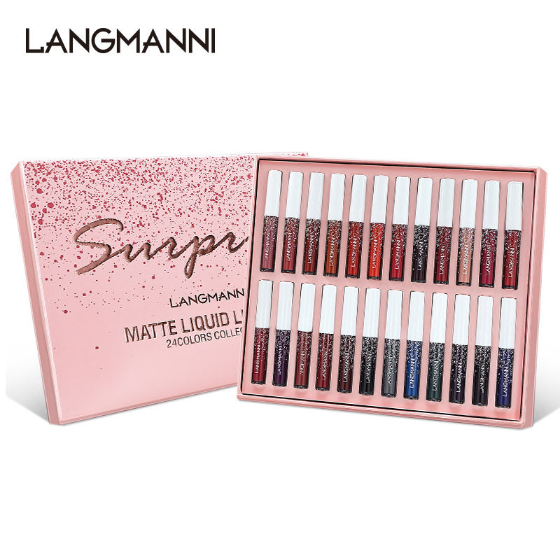 24-Piece Matte Lip Gloss Set