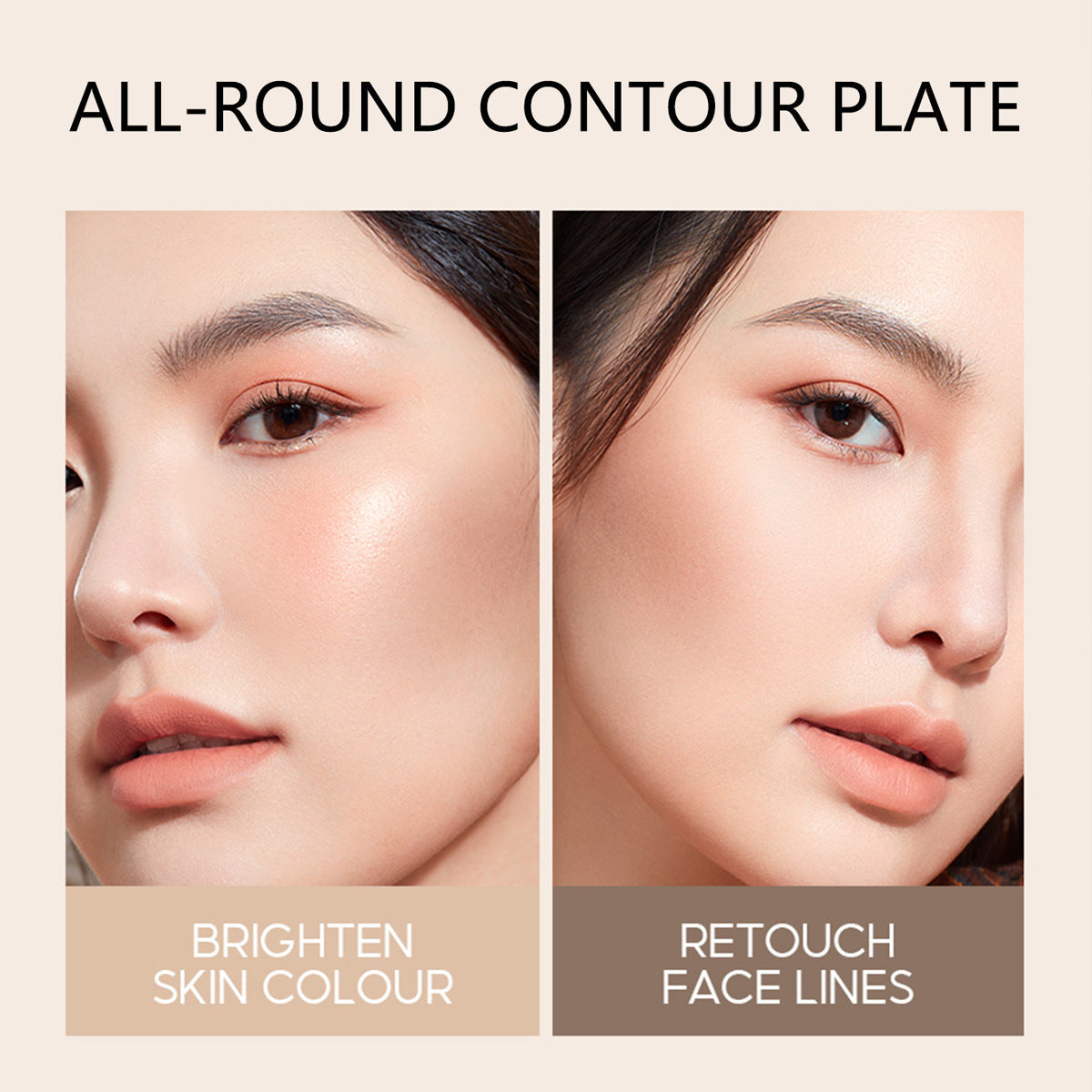 6-Color Matte Highlight and Contour Palette