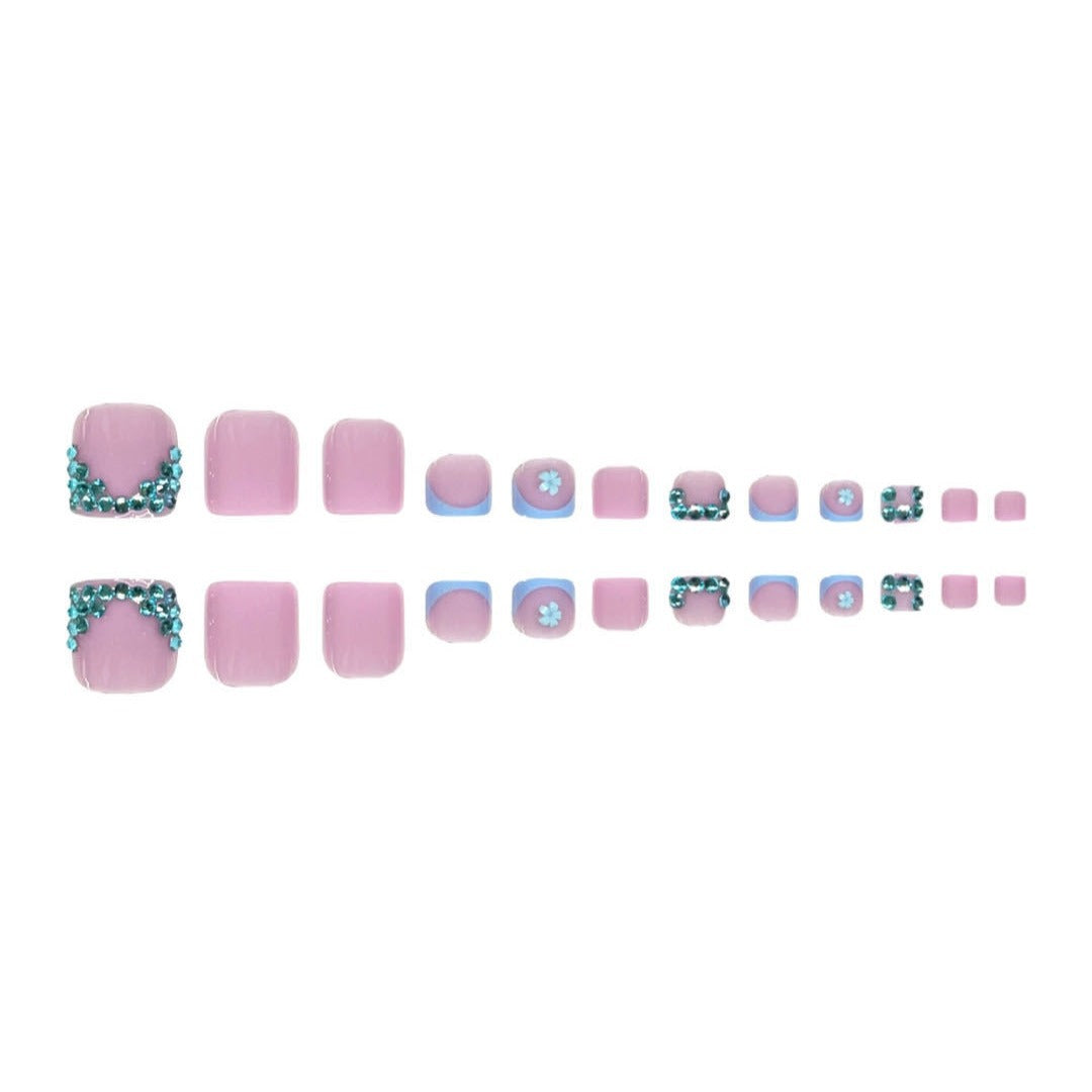 Queen Elsa Blue Crystal Manicure & Pedicure Set