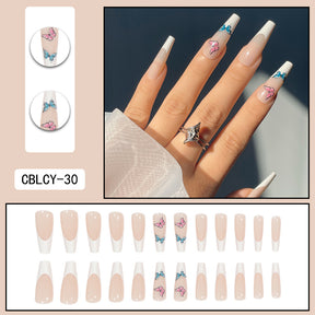 Removable Nail Extensions, Elegant Ballet Style