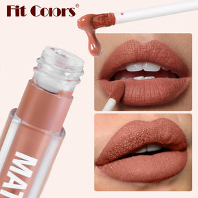 6-Color Matte Non-Transfer Lip Gloss