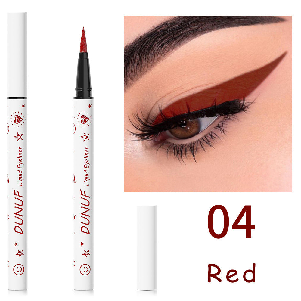 12-Color Long-Lasting Waterproof Liquid Eyeliner