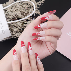 Removable Nail Extensions, Elegant Ballet Style