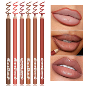 6-Color Lip Liner Set - Define Full Lips