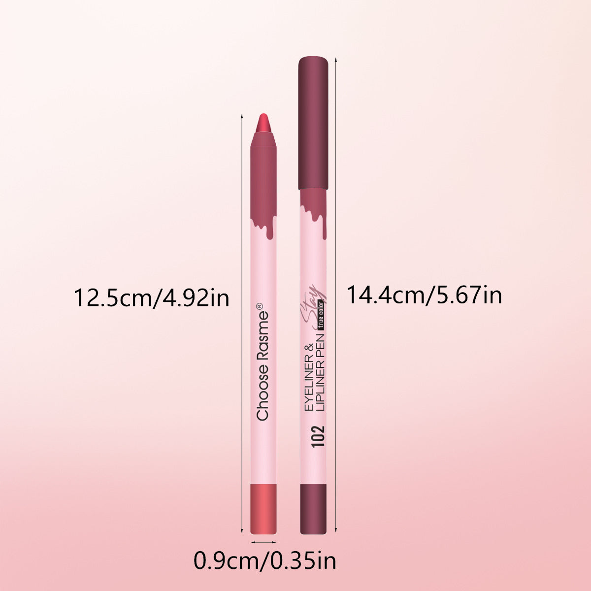 12-Color Matte Lip Liner Set - Waterproof