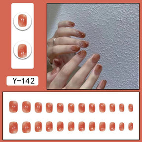 Short INS Style Nail Tips for Chic Manicures