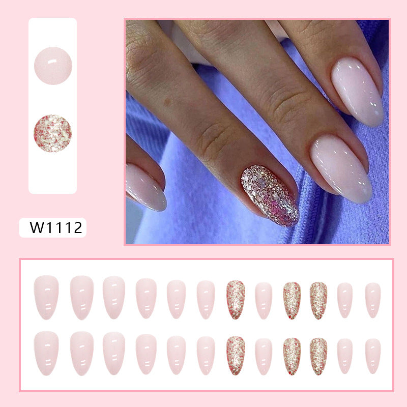 Almond Shape Pink Nails, Sweet and Shiny for Summer