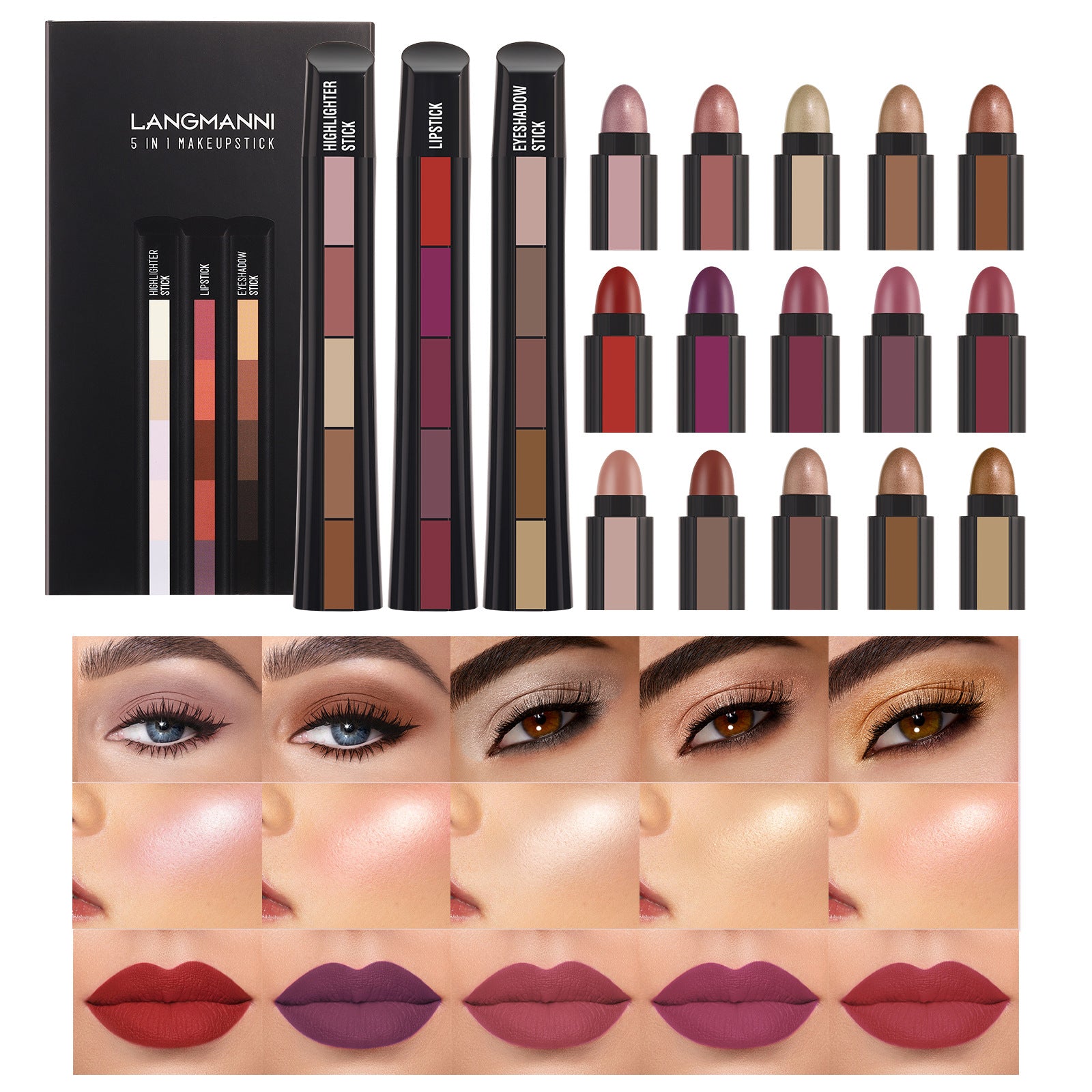 5-in-1 Multifunctional Makeup Set