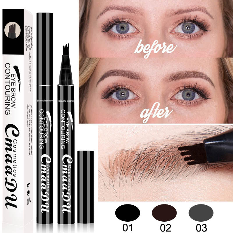 4-Tip Brow Pencil for Precise Brows