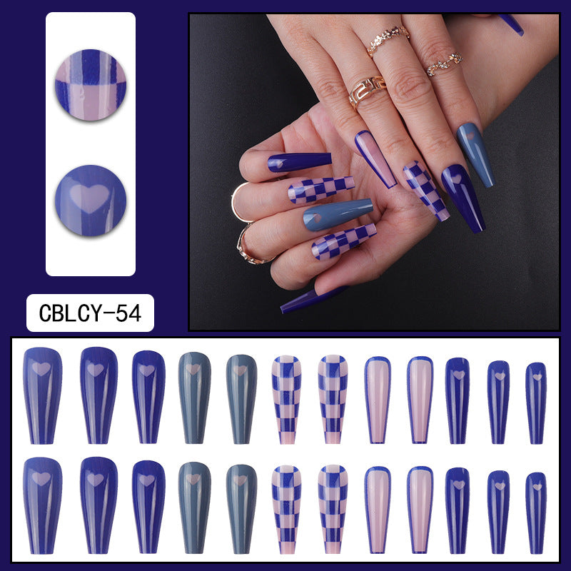 Detachable Long Nail Tips for Elegant Manicures