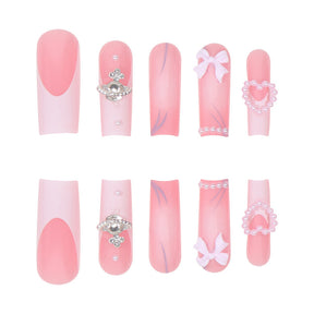 Candy-Themed Removable Nail Tips, Sweet Style