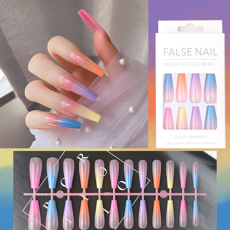 Removable Nail Extensions, Elegant Ballet Style