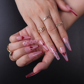 Detachable Long Nail Tips for Elegant Manicures