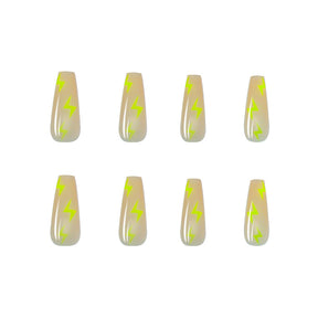 Pre-Made Long Ballet Nails, Ready-to-Wear Nail Tips